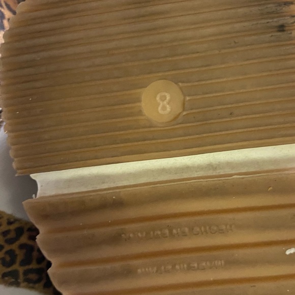 Able Annie Leather Animal Print Bone Leopard Sneakers - Picture 9 of 10